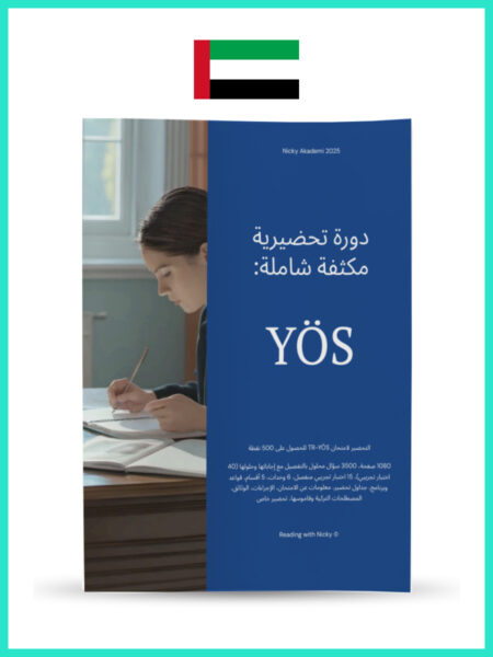 Comprehensive Intensive YÖS Preparatıon Course Arabic edition (YÖS’e yönelik kapsamlı yoğun hazırlık kursu (Arapça)